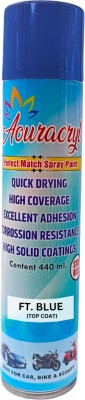 AOURACRYL Spray Paint FT. Blue-440ml Compatible for Farmtrac Tractors all models, FT. Blue Spray Paint 440 ml(Pack of 1)