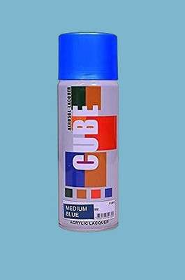 Golden Fox cube Aerosol Spray Paint 400ml for Multipurpose use Blue Spray Paint 400 ml(Pack of 1)