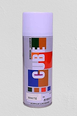 MODAROCK White Spray Paint 400 ml(Pack of 1)