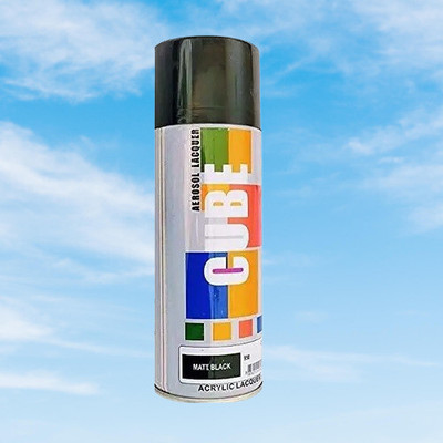 MODAROCK MATT BLACK Spray Paint 400 ml(Pack of 1)