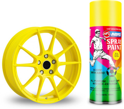 Aipl Premium Quality Spray Paint with 2x more Coverage Yellow Spray Paint 400 ml(Pack of 1)