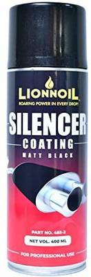 LIONNOIL Silencer Coating Matt Black Aerosol Spray for High Temperature Resistant 400°C Spray Paint 400 ml