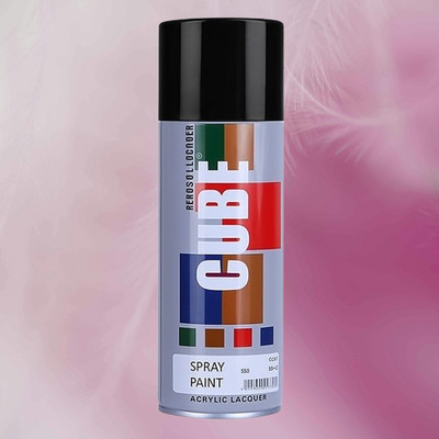 MODAROCK Gloss Black Spray Paint 400 ml(Pack of 1)