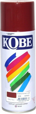 Kobe Cherry Spray Paint Gloss Finish Spray Paint Quick Dry Good finish Red Spray Paint 400 ml(Pack of 1)