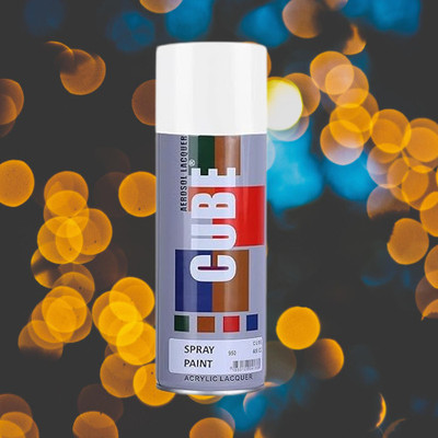MODAROCK Cube White Spray Paint White Spray Paint 400 ml(Pack of 1)