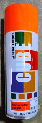 CUBE Orange Spray Paint 400 ml(Pack of 1)