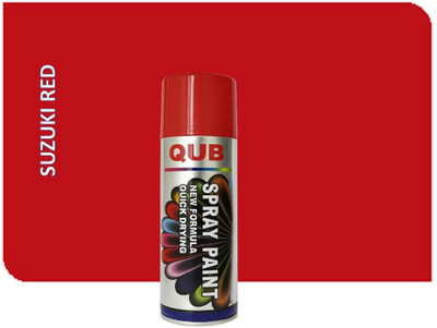 QUB AUTO CARE SPRAY PAINT SUZUKI RED Spray Paint 400 ml(Pack of 1)