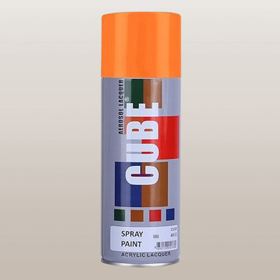 MODAROCK Cube orange Spray Paint Orange Spray Paint 400 ml(Pack of 1)