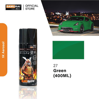 Samurai Kurobushi Standard Colours SP027 Green Spray Paint 400 ml(Pack of 1)