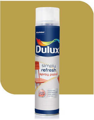 Dulux Simply Refresh DIY Spray Paint Multipurpose Combo for Home Wall, Wood & Metal Gold Spray Paint 400 ml(Pack of 1)