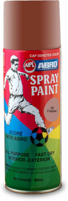 ABRO Premium Quality Spray Paint from well know USA Brand - ABRO Silver Spray Paint 400 ml(Pack of 1)