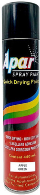 apar Spray paint Apple Green-440ml for Industrial coatings and paintings works etc. Green Spray Paint 440 ml(Pack of 1)