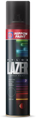 Nippon Paint Black Spray Paint 330 ml(Pack of 1)