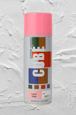Golden Fox CUBE Light Pink Acrylic Lacquer Spray Paint Pink Spray Paint 400 ml(Pack of 1)