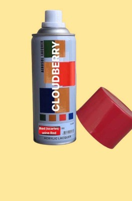 Cloudberry Cube Gloss Finish Red Spray Paint 400 ml(Pack of 1)