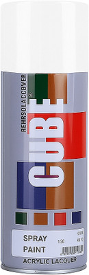 Daiji Aerosol White Spray Paint white Spray Paint 400 ml(Pack of 1)