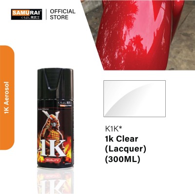 Samurai Kurobushi 1K Top Coat Clear Spray Paint 300 ml(Pack of 1)