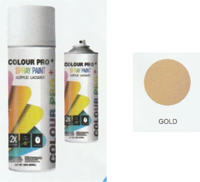 RT Collection Gold Spray Paint 400 ml(Pack of 1)