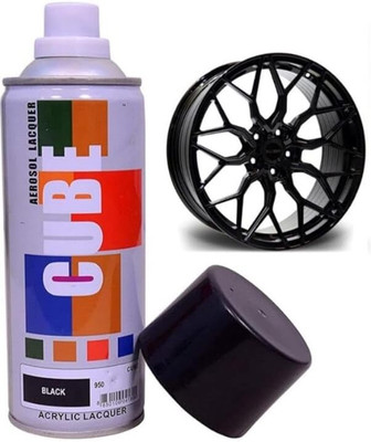 Golden Fox GLOSS BLACK Spray Paint 400 ml(Pack of 1)
