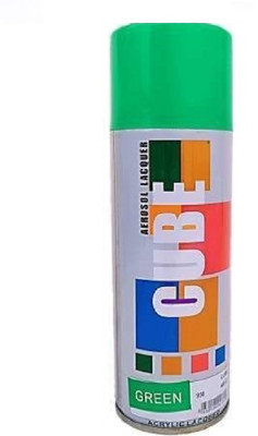 CUBE CUBE ( Green ) Green Spray Paint 400 ml(Pack of 1)