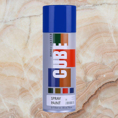 Golden Fox Cube Blue Spray Paint Medium Blue Spray Paint 400 ml(Pack of 1)