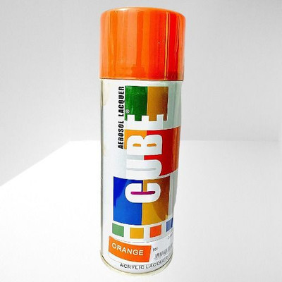 MODAROCK Orange Spray Paint 400 ml(Pack of 1)