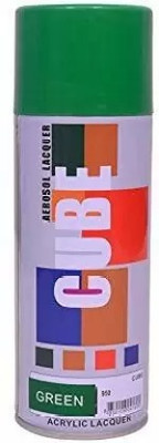 CUBE Green Spray Paint 400 ml(Pack of 1)