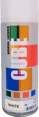 CUBE Cube Car Scratch remover / Color Spray Scralet White Spray Paint 400 ml(Pack of 0)