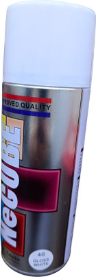 Necube Premium Quality Multi-Purpose White Spray Paint 400 ml(Pack of 1)