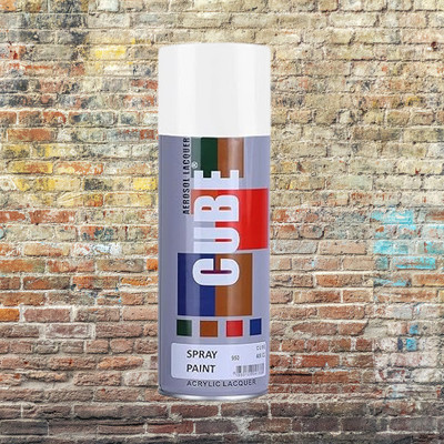 MODAROCK Cube White Spray Paint White Spray Paint 400 ml(Pack of 1)