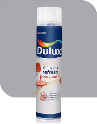 Dulux Simply Refresh Spray Paint Multipurpose for Home Wood & Metal Silver Spray Paint 400 ml(Pack of 1)
