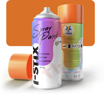 ISTIX ORANGE YELLOW Spray Paint 400 ml(Pack of 1)
