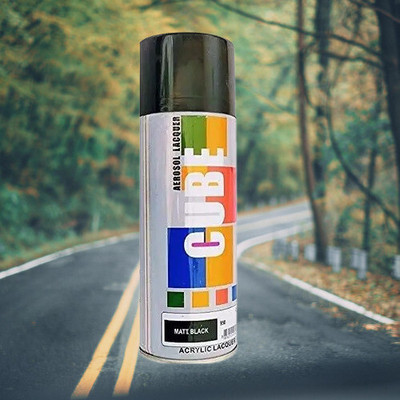 MODAROCK MATT BLACK Spray Paint 400 ml(Pack of 1)