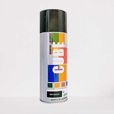 MODAROCK MATT BLACK Spray Paint 400 ml(Pack of 1)