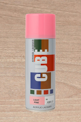 Golden Fox CUBE Light Pink Acrylic Lacquer Spray Paint Pink Spray Paint 400 ml(Pack of 1)