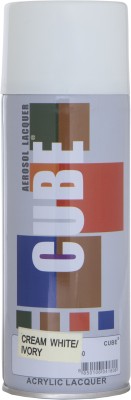 MOBIAX White Spray Paint 400 ml(Pack of 1)