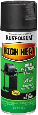 MROkart 7778830 Rust-Oleum Specialty High Heat Resistant (Bar-B-Que) Black Spray Paint 340 ml(Pack of 1)