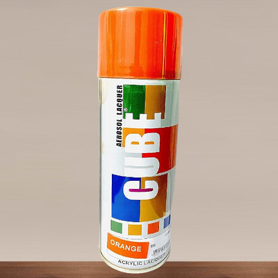 MODAROCK Orange Spray Paint 400 ml(Pack of 1)