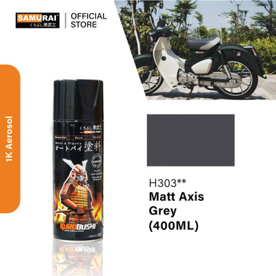 Samurai Kurobushi Honda Motorcycle Paint Colours H303 Black Spray Paint 400 ml(Pack of 1)