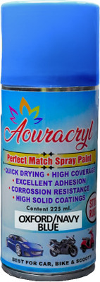 AOURACRYL Spray Paint OXFORD/NAVY BLUE-225ml (Pack of 1) For Home Art and craft, OXFORD/NAVY BLUE Spray Paint 225 ml(Pack of 1)