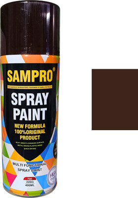 Sampro Coffee brown Spray Paint 400 ml(Pack of 1)