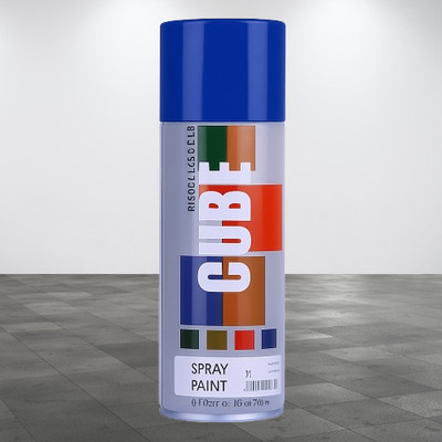 Golden Fox Cube Blue Spray Paint Medium Blue Spray Paint 400 ml(Pack of 1)