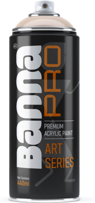 Banna Art Series Acrylic Spray Paint BEIGE Spray Paint 440 ml(Pack of 1)