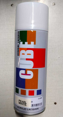 CUBE White Spray Paint 400 ml(Pack of 1)