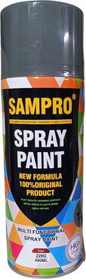 Sampro Medium Grey Spray Paint 400 ml(Pack of 1)