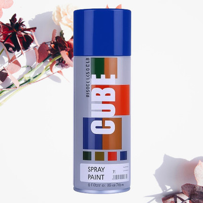 Golden Fox Cube Blue Spray Paint Medium Blue Spray Paint 400 ml(Pack of 1)