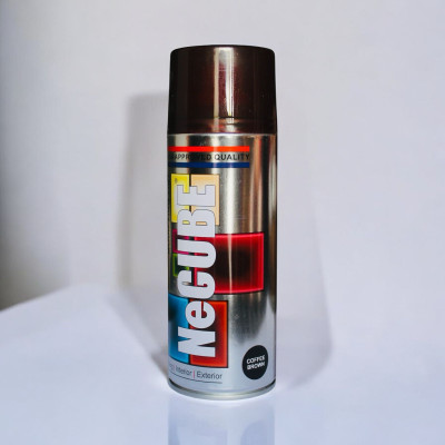 Necube Premium, Universal & Multipurpose NE COFFEE BROWN Spray Paint 400 ml(Pack of 1)