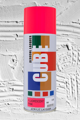 Golden Fox Fluorescent Pink Acrylic Lacquer Spray Paint fluorescent pink Spray Paint 400 ml(Pack of 1)