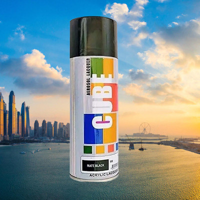 MODAROCK MATT BLACK Spray Paint 400 ml(Pack of 1)