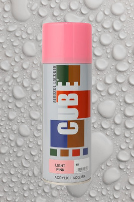 MODAROCK CUBE Light Pink Acrylic Lacquer Spray Paint Pink Spray Paint 400 ml(Pack of 1)